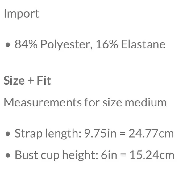 Free People | Black Naomi Longline Bra | Medium New with Tag - Picture 6 of 15